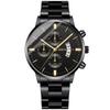 Comercio Exterior Transfronterizo Explosiones Reloj de Negocios Sencillo para Hombre Acero Inoxidable Correa de Moda Reloj Luminoso Calendario Cuarzo