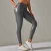 Liquidación Venta Europea y Americana Amazon Pantalones de Bolsillo de Cuero PU Control de Abdomen Adelgazantes de Cintura Alta Pantalones de Yoga Moldeadores Levanta Glúteos Pantalones Cortos