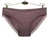 Comércio exterior transfronteiriço lingerie feminina renda sexy fio de algodão cor sólida triângulo fabricantes de lingerie feminina fornecimento