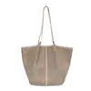 Bolso de mano grande informal de estilo coreano, nuevo para principios de otoño de 2026, bolso de playa para vacaciones, bolso de hombro único y elegante