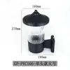 Lámpara de pared exterior impermeable para exteriores, nueva lámpara de jardín china simple, portalámparas E27, pared exterior, pasillo, terraza, redonda, doble cabezal