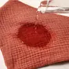 Babero triangular de crepé de algodón puro para bebé, color liso, superventas de Amazon, babero de gasa para bebé, suave y absorbente