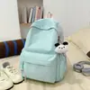 Mochila Versátil de Color Sólido Estilo Bosque Ins Campus Gran Capacidad para Cartas Viajes Diarios para Estudiantes de Secundaria