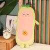 Peluche de Fruta Suave Relleno de Partículas de Espuma de Nanopartículas Almohada de Pierna Larga Regalo de Cumpleaños para Niños