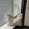 Bolso Tote de Moda 2025 Modelo Nuevo Bolso de Hombro Simple de Gran Capacidad Bolso de Mano Elegante Bolso Casual para el Trabajo y los Viajes
