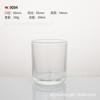 Vaso de vela de aromaterapia de vidrio transparente creativo, contenedor de vela hecho a mano, fragancia para el hogar, candelabro romántico, vaso vacío