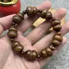 Popular Pulsera de Calabaza con Múltiples Piedras Preciosas de Sándalo Verde, Sándalo Dorado, Palosanto Negro, Pulsera Coleccionable, Cuentas de Oración Budista, Venta al por Mayor de Joyería