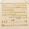 Mezcla Aleatoria 20/50/100 Colgantes de Vida Marina Antigua de Plata, Tortugas y Estrellas de Mar, Accesorios para Joyería de Pulseras y Aretes DIY
