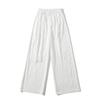 Pantalones de Tencel con Cordones y Pierna Ancha para Mujer, Pantalones Casuales Sueltos de Verano de Cintura Alta con un Sentido del Diseño, Pantalones Rectos Hasta el Piso