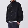 2026 Nueva Chaqueta de Trabajo de Lona con Perlas Estilo Retro Americano Detroit, Diseño Único, Chaqueta Lavada para Hombre