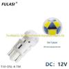 Carro LED luz do carro T10 2835 3smd cerâmica largura luz indicadora luz luz da placa de licença W5W lâmpada pequena