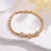 Pulsera Nueva de Moda Tendencia Corazón de Circonita, Joyería Versátil de Lujo Retro Personalizada Transfronteriza Círculo Corazón
