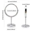 Nuevo Modelo Espejo de Maquillaje Redondo de 6 Pulgadas de Escritorio Doble Cara Giratorio 360° con Aumento Estilo Ins para Recámara y Joyería, Espejo de Princesa Ya Disponible.