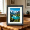 Presente Empresarial Porta-Retrato de Madeira Pequeno Suporte de Exibição Exclusivo Transfronteiriço Amazon Shein Fornecimento Tamanhos Grande e Pequeno Moldura Vazia para Pendurar na Parede