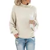 Moda Europea y Americana Transfronteriza de Amazon Ropa para Mujer Otoño e Invierno 2026 Nuevos Tops de Lana Cálidos de Cuello Alto Venta al por Mayor