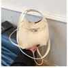 2026 Nueva Moda Bolso de Hombro Versátil Bolso de Mano Casual Bolso Cruzado de Axila con Textura de Lichi Bolso Cruzado Sencillo