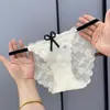 Calcinhas de Renda Sexy para Mulheres, Respiráveis, Entrepernas Estendido, Renda, Sem Costura, Estilo Fino, Calcinhas de Verão de Cintura Baixa