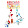 Llavero Colgante Auténtico de Dibujos Animados Sanrio Gato KT Cinnamoroll para Parejas, Accesorio para Bolso, Llavero, Adorno de Muñeco