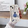 Celebridad de Internet Estilo Ins Funda de Astronauta para iPhone Iphone18Pro Cielo Estrellado Graffiti Mate Suave Apple 17