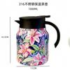 316 Separación de Agua de Té Tetera Estofada Tetera 800ml Tetera Estofada Tetera Cafetera Olla Interior de Acero Inoxidable Olla Aislante