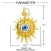 Collar con Colgante de Mariposa Corazón Hueco Goteo de Aceite Transfronterizo Zircón de Cobre Pendientes de Ojo de Diablo Pulsera Accesorios de Joyería para Mujer
