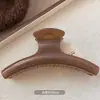 Dulce pinza de tiburón retro para cabello voluminoso, accesorio de pinza para el cabello grande, nuevo y lindo pinza de garra con moño 2026