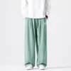 Outono/Inverno 2026 Novo Estilo Chinês Masculino Tendência Veludo Cotelê Casual Calça Plus Size Solta Retrô Reta Perna Larga