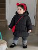 Chaqueta de plumón para bebé, Cálida y Acolchada, Estilo de Invierno con Capucha de Largo Medio para Niñas, Ropa Exterior de 90% Plumón de Pato Blanco, Clase a