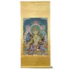 Caligrafía y Pintura Antigua, Pintura Decorativa para el Recibidor, Estilo Vintage, Ya Enmarcada, Thangka, Pergamino Budista de Xizang, Pintura del Salón Central, Guanyin de las Mil Manos