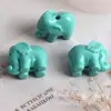 Caramelo Compacto de Polvo de Concha Color Arcoíris Elefante Pequeño Espaciadores Pequeños Pulsera de Abalorios Vintage DIY Collar Accesorios de Ropa