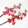 Venta al por mayor, decoración floral para sala de estar, arreglo floral, flores falsas, decoración creativa, rama única, flor de ciruelo artificial retro, ciruelo seco