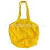 Bolsa de red grande con forro de bloques de color, moderna bolsa de hombro para colgar, bolsa de compras de viaje, bolsa tejida portátil y gruesa, bolsa de malla de algodón