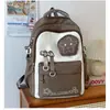 Bolso Nuevo Estilo Coreano de Aspecto Elegante y Lindo para Niña, Mochila Casual y Ligera para Estudiante de Secundaria, Mochila de Gran Capacidad para Clase