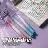 Marcador de Destaque Protetor de Olhos com Cor Gradiente Caneta de Pintura DIY para Crianças Caneta Marcadora de Aprendizagem Marcador de Destaque de Alto Valor