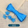 Botón de hebilla cheongsam cinnabar plum ropa de danza accesorios estilo étnico tela de satén accesorios tejidos a mano botón