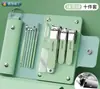 Conjunto de Cortadores de Unha de Aço Inoxidável de Precisão Fabricado na Alemanha, Ferramentas Completas para Cortar Unhas, Cortadores de Unha de Alta Qualidade Atacado
