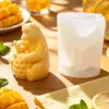 Urso de Abraço Colmeia Vela Silicone Molde Decoração de Casa Artesanato de Gesso Lembrança Molde para Fazer Sabão
