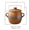 Hotel Maceta Cerámica Antigua Cerámica Comercial Resistente a Altas Temperaturas Retro Vajilla Maceta Olla de Cerámica Estufa de Gas Olla para Sopa China