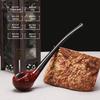 Tubería de Madera Heather 3mm Conducto Medio Lectura Manzana Tubería Personalizable Logo Texto Patrón Tubería Madera Heather
