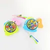 Juguete de pesca con mecanismo de cuerda transfronterizo Mini tamaño pequeño máquina de juego de pesca interacción padre-hijo para niños