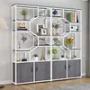 Divisor de pantalla sala de estar oficina pantalla de hierro forjado gabinete de exhibición gabinete simple de entrada gabinete divisor de pantalla para apartamento pequeño