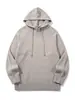 Ropa Vintage Yidao Otoño 2026 Nuevo Suéter Pulóver Suave de Color Sólido con Capucha para Hombre, Suéter Casual Holgado de Punto Raglán