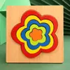 Bloques de Construcción para Niños de Preescolar 2-3-4 Años Bebé Educación Temprana Beneficiando el Desarrollo de la Inteligencia Niños y Niñas Juguetes de Rompecabezas Tridimensional