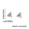 Aretes para hombre nueva tendencia de moda aretes personalidad aretes Joker joyería de alta gama accesorios para mujer aretes al por mayor
