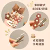 Pinza para Flequillo Infantil, Herramienta para Peinar el Cabello, Pinza de Felpa para Niñas de Principios de Primavera, Pasador de Moño para Bebé, Accesorio para el Cabello