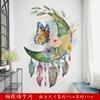Pegatinas de Pared de Mariposa al por Mayor Transfronterizas Ch36039 Atrapasueños Luna Decoración Dormitorio Habitación Pared Autoadhesivas Pegatinas de PVC