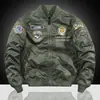 Chaqueta de aviación MA1 para primavera y otoño, chaqueta de vuelo de la Fuerza Aérea para hombre, chaqueta cruzada para hombre, mono, cuello de béisbol, top