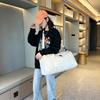Bolsa de equipaje de moda Lingge Ligera Simple para Deportes Fitness Gran Capacidad Multifunción Portátil Cruzada Bolsa de Viaje
