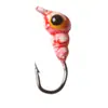 Anzol Chumbo Jig Cabeça Rosqueado 6 Cores Transfronteiriço 1.1g Micro Colorido Anzol Pesca Gelo Isca Artificial Peixe Macio