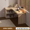 Escritorio de esquina para uso doméstico en el dormitorio, escritorio de estudio para espacios pequeños, escritorio de computadora con compartimentos de almacenamiento, escritorio de oficina simple y moderno para escribir